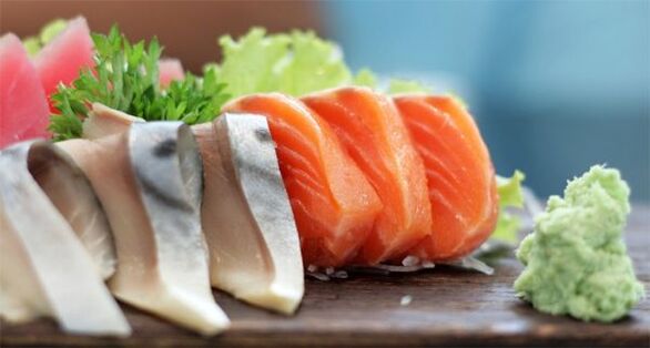 In der japanischen Ernährung kann man Fisch essen, allerdings ohne Salz